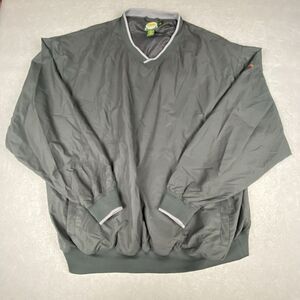 Cabela’s Pull Over Men’s 2XL Tall Black Windbreaker Windcrest Olive Green